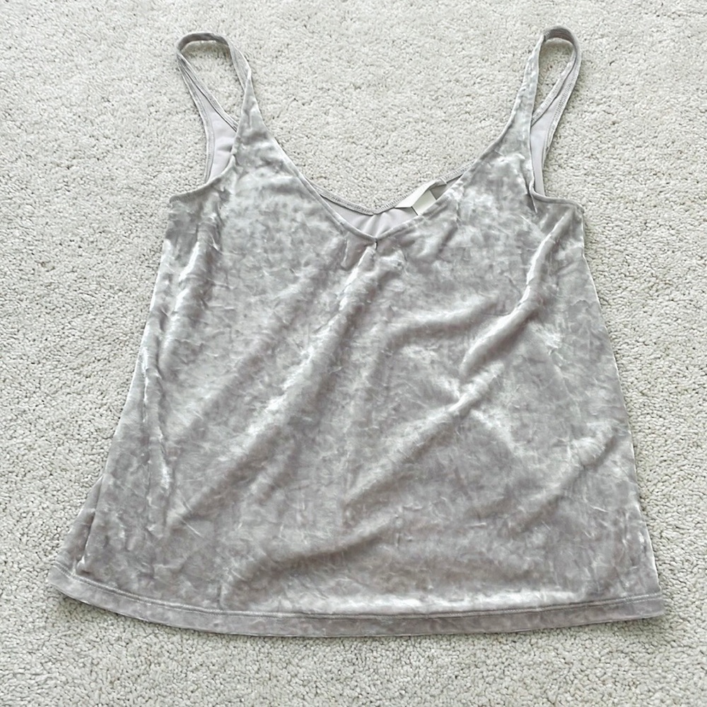H&M Velvet Tank Top